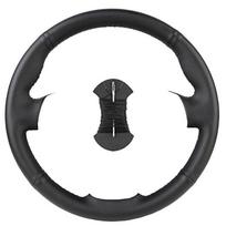 Custom Carbon Fiber Leather Car Steering Wheel Cover For Suzuki Jimny 2015-2018 Anti-Slip Fix Worn OEM Wheel PU Black thread