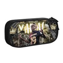 Lamine Y-Yamal Soccer Football Pencil Cases FunPencil Bags Girl Boy Big Capacity Students School Gift Pencil Box 21x10.5x5cm