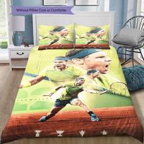 Rafael Nadal Tennis Player 3Pcs Bedding Set, Duvet Cover with 2 Pillowcases, Tennis Star Bed Linens, No Comforter No Pillow Core 140x200cm