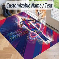 Custom Text Printed Rug Lamine Yamal Non Slip Floor Carpet For Home Room Decor 40cmx60cm