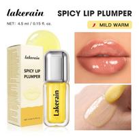 Spicy Lip Plumper, Hot Plumping Lip Gloss, Chili Infused Lip Plumping Gloss, Moisturizes Lip, Hydrating, Volumizing