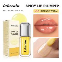 Spicy Lip Plumper, Hot Plumping Lip Gloss, Chili Infused Lip Plumping Gloss, Moisturizes Lip, Hydrating, Volumizing
