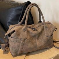 Didelės talpos kelioninė rankinė Universalus kasdienis krepšys per petį Crossbody Bagažo krepšys Moterims Stilinga rankinė Kelionės palydovas black