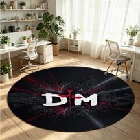 Depeche Mode Printed Round Crystal Velvet Rug Soft Non Slip Floor Carpet For Bedroom Holiday Gift 120cmx120cm