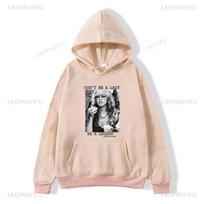 Don't Be A Lady Be A Legend Stevie Nicks Women Hoodies Stevi Fan Gifts Stylish Vintage Print Unisex Autumn and Winter Sweater 3XL white