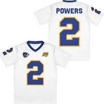 Chad Powers Football Jersey Unisex V Neck Sports Jersey Number 2 Print T-shirt Short Sleeve Mesh Athletic T Shirt Men Women Tops XXXL white
