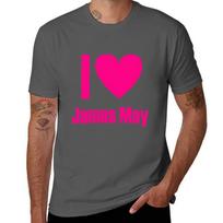 I Love James May Tshirt Basic Tee Shirt For Everyday Outfit Tshirt 2XL pink