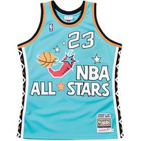 Mitchell & Ness x NBA Authentic Basketball Jersey Unisex AJY4GS18066-ASETEAL96MJO S blue