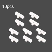 10PCS Plastic Cross Buckle Fixing Clip T/Cross/Three-way Type Drawer Partition Accessories  Sock C