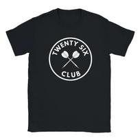 Twenty Six Club Darts T Shirt 26 Joke Funny Pub Player Humor Vintage Washed Stylish Breathable Comfortable Graphic Streetwear 4XL white