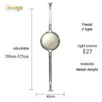 Garrault Delord LED Floor Lamps Living Room Creative Sofa Corner Lamp Bedroom Chandelier Acrylic Standing Lights Staircase Lamps