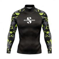 Mens Long Sleeve UV Protection Rash Guard Surfing Diving Swimming Water Sports Quick Dry Swim Top 6XL