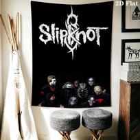 Slipknot Band Wall Tapestry Tapestry Wallmounted Background Cloth Atmospheric Background Cloth Work Of Art Wall Covering Decoration 130cm x 150cm
