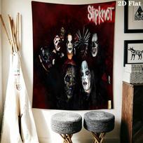 Slipknot Band Wall Tapestry Tapestry Wallmounted Background Cloth Atmospheric Background Cloth Work Of Art Wall Covering Decoration 130cm x 150cm