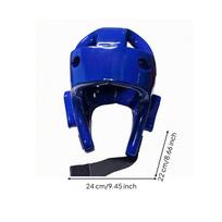 Open-Face Head Protector Ventilated Safety Helmet with Ear Coverage for Sparring
