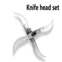 Daržovių ir vaisių smulkintuvo, pjaustyklės, peilio keičiami peiliukai ūkio maišytuvui, žolės, vištų, ančių pašarui 1 Blade set