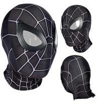 3D Digital Print Spiderman Bodysuit Halloween Cosplay Costume for Adults Kids with Mask Hood Blackhero gray