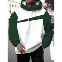 Cross-border oversized fall/winter fashionable casual 3D printed hoodie with hood M