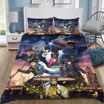 Dungeons & Dragons D20 Dice Bedding Set for Kids Gifts,Soft Microfiber Duvet Cover with Pillowcases 50x75cm Customizable size 150X200CM-3PCS