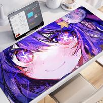 Oshi No Ko Hoshino Ai Speed Locking Edge Large XXL Computer Mouse Pad Gamer Desk Mat Mousepad Keyboard Cute Mause Mat Mause Pads 400x900x2MM