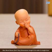 Mini Buddhas Statue Little Buddhists Monks Buddhism Figurine Zen Ornament Home Aquarium Tank Garden Yard Decoration as the picture