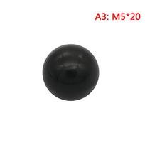 1PC M4/M5/M6/M8/M10/M12 Black Round Ball Resin Ball Knobs Bakelite Lever Knob Grip Handles Of Furniture Machine Tool Replacement