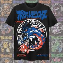 Anime Pokemon Charizard Pixel Style T-shirt Men Women Summer Cotton Y2K Clothing Fashion Oversized Short Sleeve Tops Streetwe,Unisex,gift,Top XXL blue