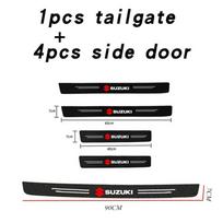 Car Door Sill Carbon Fiber Car Sticker Protector Strip Waterproof Protect Film for Suzuki S-Cross SX4 Swift XL-7 Car Accessories