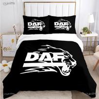 DAF Truck Logo Duvet Cover Cartoon Comfortable Duvet Quilt Cover Pillowcase Bedding Set Children Bedroom Decoration Home Textile 70x133cm