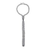 Exaggerated Choker Necklace Party Tie for Women Teens Punk Theme Neckwear for Casual Outing Special Occasion Neckpiece gray