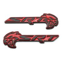 2pcs Metal Car Body Trunk Emblem Sticker for Dodge SRT Charger Challenger Caliber Nitro RAM Journey Auto Exterior Decoration U666