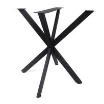 Kilnojamo stalo kojos X formos P700 Juoda