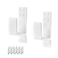 Heavy Duty Door Barricade Brackets Carbon Steel Security Bar Holders  Shed Security