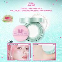 Little Ondine Tamagotchi Pixel Pals Collaboration Long Loose Lasting Powder 01/02, Oil Control, Soft Focus Finish, Fine Powder Texture 01 Pixel White Noise