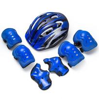7Pcs Kids Bike Helmet & Knee/Elbow/Wrist Pads – Adjustable Protective Gear for 3-15yrs Boys Girls for Cycling Scooter Skating
