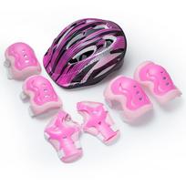 7Pcs Kids Bike Helmet & Knee/Elbow/Wrist Pads – Adjustable Protective Gear for 3-15yrs Boys Girls for Cycling Scooter Skating