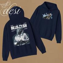 Billie Eilish Hit Me Hard and Soft Tour Hoodie Comfortable Soft Printed Pattern Casual Sweatshirt with Hip Hop Street Style XL gray