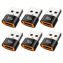 Xiaomi 240W Type C To USB A OTG Adapter Fast Charging USB To Type C Female Adapter Fast Charging OTG For iPhone 15 16 Macbook iPad