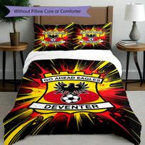3pcs Duvet Cover Set (1*Duvet Cover + 2*Pillowcase, Without Core), Go Ahead Eagles Print Bedding Set, Bedroom Decor, All‑Season, Birthday Gift 135cmx200cm