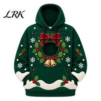 Cozy Polar Fleece Pet Pouch Sweatshirt Christmas Hoodie for Women Men, Oversized Warm Lined Dog Unisex Print Pullover Top Cat Carrier Sweatshirt, L black