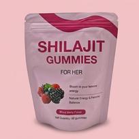 Shilajit Gummies for Women – Energy, Mood & Vitality Complex – Mixed Berry Flavor, 60 Gummies 1pack