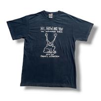 Vintage 90s Daniel Johnston Hi How Are You Kurt Tshirt M black