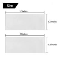 4 Pieces Rectangular Magnetized Vent Cover Pure White Forairflow Conditioning