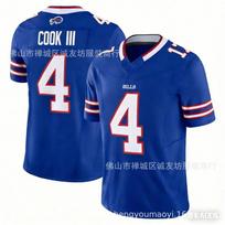 3rd Gen Football Jersey Bills 4 White Cook III Athletic Shirt Men XXL