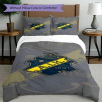 3pcs Duvet Cover Set (1*Duvet Cover + 2*Pillowcase, Without Core), AIK Fotboll Print Bedding Set, Bedroom Decor, All‑Season, Birthday Gift 140cmx210cm
