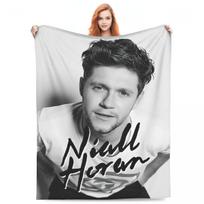 Niall Horan Šiaurės Amerikos turo pledai Vilnos Rudens/Žiemos Daugiafunkcis Plonas Mesti Pledas Lovai Sofai Lovatiesė 100X130CM