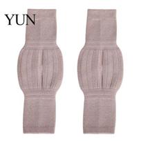 Thermal Knee Braces 1 Pair Knit Leg Warmers for Elderly Women, Soft Stretchy Winter Thick Sleeves, Anti-slip Long Boot Socks Cold Weather Outdoor gray