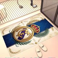 Real Madrid Football Print Rug, Washable Floor Carpet, For Entryway Dorm Laundry Room Office Study, Home Decor Birthday Christmas Gift 50cmx80cm