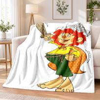 Pumuckl flanelinis pledas Minkštas šiltas jaukus sofai lovai patalpų namų miegamojo naudojimui 130cmx150cm