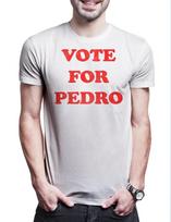 Vote For Pedro 2 Men's T-Shirt Napoleon Worn By President Sign Dynamite Choice XL